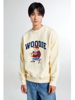 韓國直送 SPAO - (Woody) Heritage Sweatshirt (CREAM)