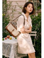 韓國LOEUVRE - Sac de Velo toile Small (NATURAL TANNING)