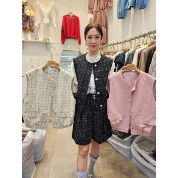 LSC1019韓國東大門直送 SCONE 女裝馬甲