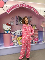 韓國直送 SPAO - [HELLO KITTY] Sanrio Characters Long Sleeve Pajamas (PINK)