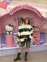 韓國直送 SPAO - [WOODY] Rugby Sweatshirt (HUNTER)