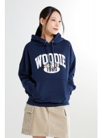 韓國直送 SPAO - [WOODY] Hooded Pullover (NAVY)