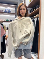 韓國直送 WACKY WILLY - Lettering Heavy Hoodie Beige