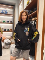 韓國直送 WACKY WILLY - Spray Graphic Hood Black