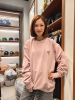 韓國直送 WACKY WILLY - Basic Logo Wappen Man To Man Pink