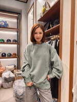韓國直送 WACKY WILLY - Logo Pigment Man to Man Green