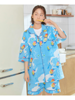 韓國 Kakao Friends 夏日系列 Summer Holiday Cooling Pajamas (Men)_Choonsik