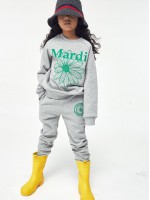 韓國MARDIMERCREDI - KIDS SWEAT PANTS ORIGINAL UNIV_GREY GREEN