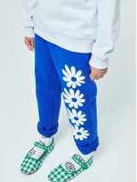 韓國MARDIMERCREDI - KIDS SWEAT PANTS EMOJI_BLUE WHITE