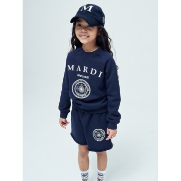 韓國MARDIMERCREDI - KIDS SWEATSHIRT UNIV_NAVY CREAM