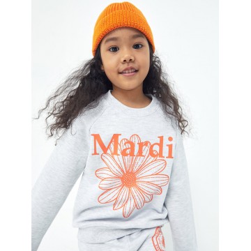 韓國MARDIMERCREDI - KIDS SWEATSHIRT FLOWERMARDI_HEATHER ORANGE