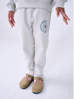 韓國MARDIMERCREDI - KIDS SWEAT PANTS MARCHE EMBLEM_OATMEAL BLUE