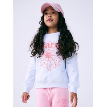 韓國MARDIMERCREDI - KIDS SWEATSHIRT FLOWERMARDI_HEATHER CORAL