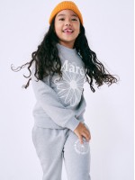 韓國MARDIMERCREDI - KIDS SWEATSHIRT FLOWERMARDI_GREY IVORY