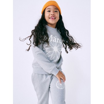 韓國MARDIMERCREDI - KIDS SWEATSHIRT FLOWERMARDI_GREY IVORY