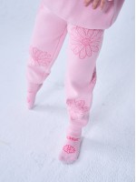 韓國MARDIMERCREDI - KIDS JACQUARD KNIT PANTS_LIGHTPINK PINK