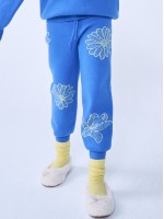 韓國MARDIMERCREDI - KIDS JACQUARD KNIT PANTS_SKY YELLOW