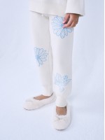 韓國MARDIMERCREDI - KIDS JACQUARD KNIT PANTS_IVORY SKY