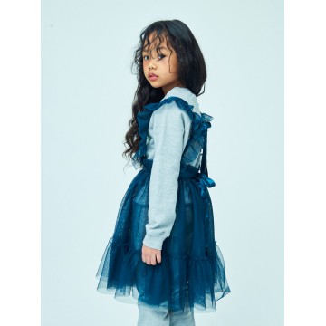 韓國MARDIMERCREDI - KIDS APRON DRESS_DEEPGREEN