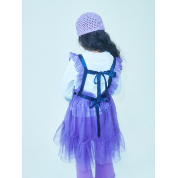 韓國MARDIMERCREDI - KIDS APRON DRESS_VIOLET