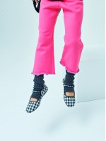 韓國MARDIMERCREDI - KIDS WINTER PANTS RUFFLE HEM_FUCHSIA SKY