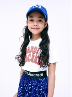 韓國MARDIMERCREDI - KIDS TSHIRT LOGO SPORTIF_WHITE