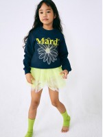 韓國MARDIMERCREDI - KIDS SWEATSHIRT FLOWERMARDI GRADATION_NAVY YELLOW