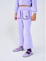韓國MARDIMERCREDI - KIDS TERRY FLARE PANTS_LAVENDER PURPLE