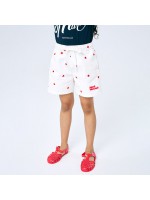 韓國MARDIMERCREDI - KIDS JEAN SHORTS HEART_WHITE