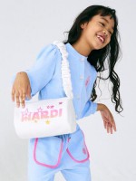韓國MARDIMERCREDI - KIDS TERRY SHOULDER BAG BALLERINA_WHITE PINK
