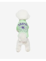 韓國Mardi Mercredi Pet - Flower T-shirt (Yellow Green)♡寵物衫