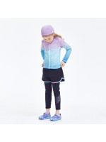 韓國NEW BALANCE - 2 in 1 Girls' Gradient Rash Guard Set (Violet)