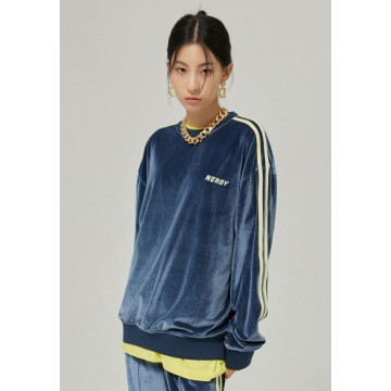 韓國 NERDY - NY Velvet Sweatshirt (3color)