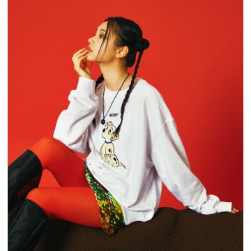 韓國 NERDY - Disney X Nerdy Bookle Sweatshirt (2color)
