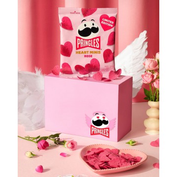韓國 Kellogg Pringles Heart Mini Rose 心形迷你玫瑰 [35克 x 2包]