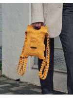 韓國PLEATS MAMA - Minibow Backpack Mustard