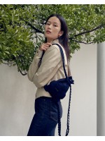韓國PLEATS MAMA - Minibow Backpack Midnight