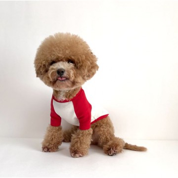 韓國HONEY DOG – 運動服上衣 (紅色)♡寵物衫