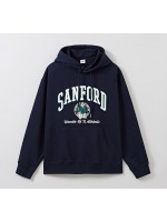 韓國直送 SPAO - (Woody) SANFORD Hooded Pullover (NAVY)