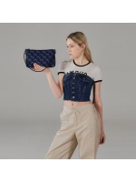 韓國ROSA.K - JEANS MONOGRAM PETIT SHOULDER_MM