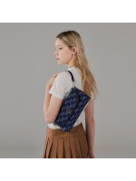 韓國ROSA.K - JEANS MONOGRAM BAGUETTE_MM