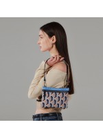 韓國ROSA.K - JARDIN MONOGRAM CLUTCH NAVY_SS
