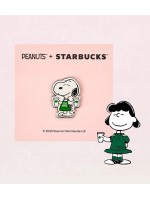 韓國 Starbucks - 史努比聯名 咖啡師史努比別針