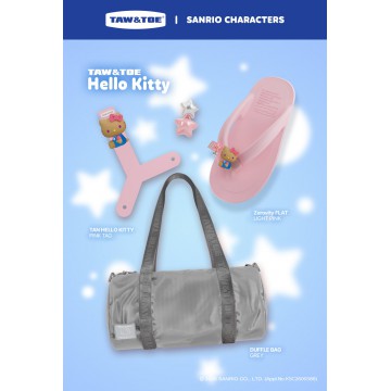 [15/05 出貨]   韓國 Taw & Toe x Sanrio - Hello Kitty Set・TAN PINK