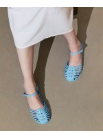 [韓國限時優惠 14/05 18:00 截單] rockfish-weatherwear - [NEW 10%] GLAIR STRAPPY SANDALS(SOLID) - BLUE