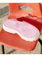 [韓國限時優惠 14/05 18:00 截單] rockfish-weatherwear - [NEW 10%] GLAIR PLATFORM FISHERMAN SANDALS - CLEAR PINK