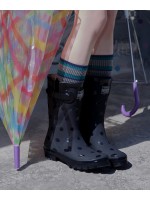 rockfish-weatherwear - [NEW 10%] ORIGINAL RAIN BOOTS SHORT(DOT) - BLACK
