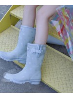 rockfish-weatherwear - [NEW 10%] ORIGINAL RAIN BOOTS SHORT(DOT) - GREY