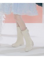 rockfish-weatherwear - [ ILLIT] ORIGINAL RAIN BOOTS SHORT DOT - IVORY