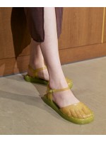 [韓國限時優惠 14/05 18:00 截單] rockfish-weatherwear - GLAIR SLINGBACK SANDALS - CLEAR OLIVE5